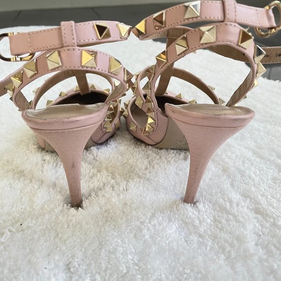 VALENTINO GARAVANI ROCKSTUD ANKLE STRAP PUMP 100 MM - Picture 3 of 3